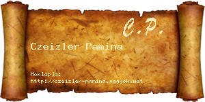 Czeizler Pamina névjegykártya
